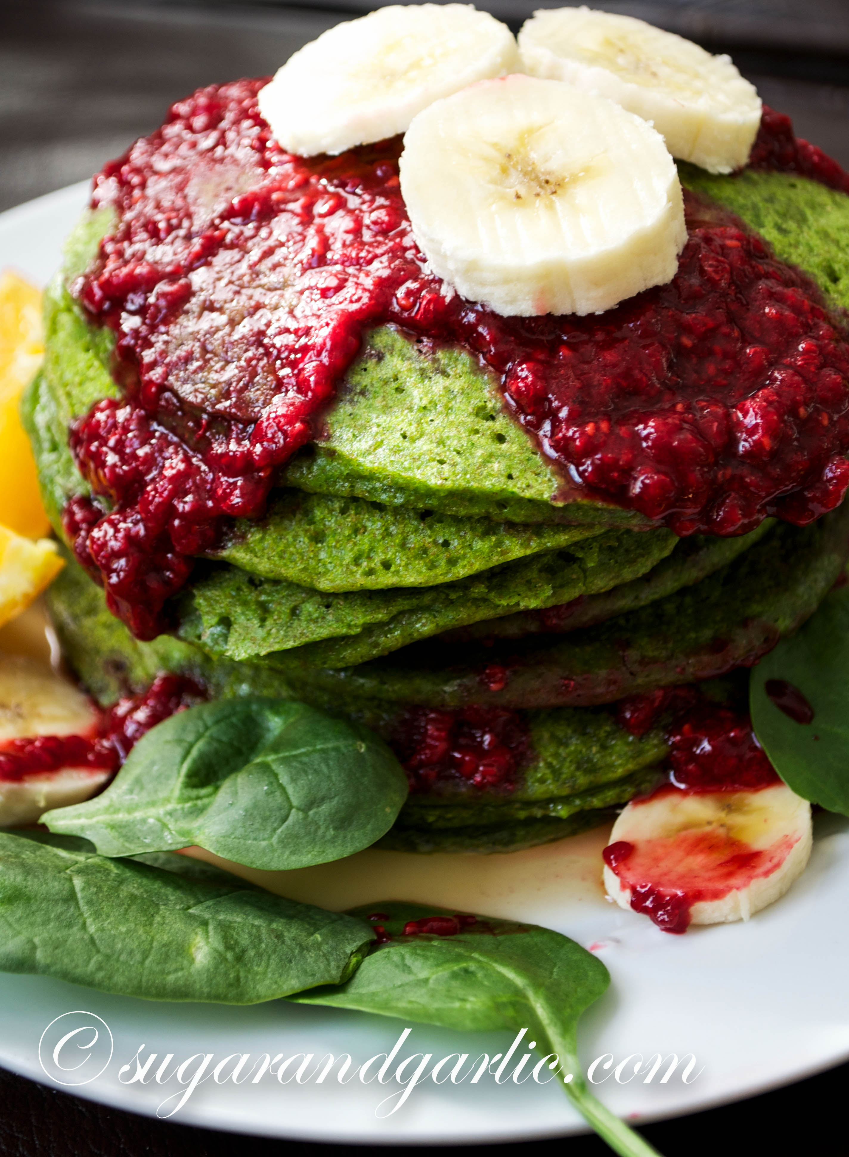 Best ever Pancakes (with Spinach!)