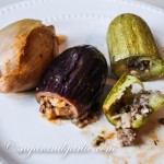 Stuffed Zucchini, Eggplant, and Peppers (Kusa Mahshy)