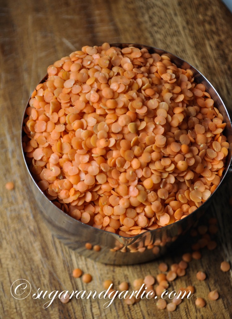 Red or orange lentils