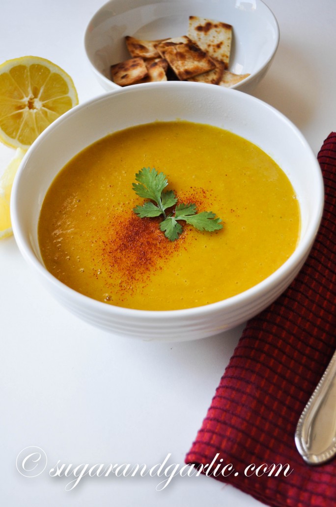 yellow lentil soup
