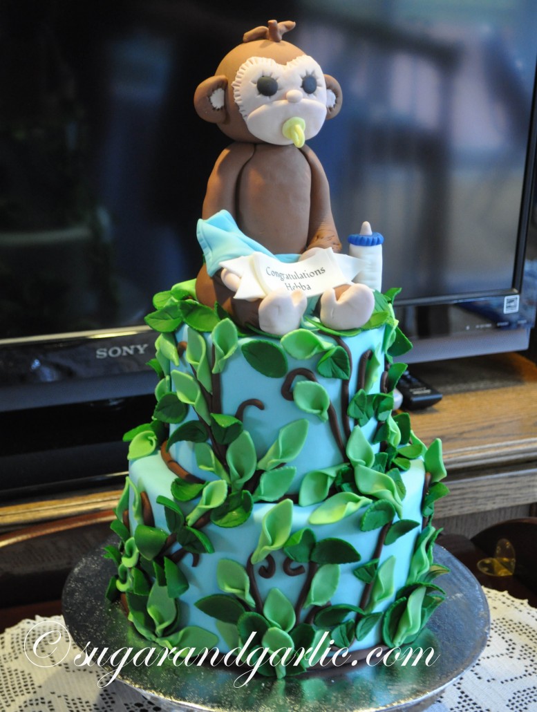 baby monkey cake