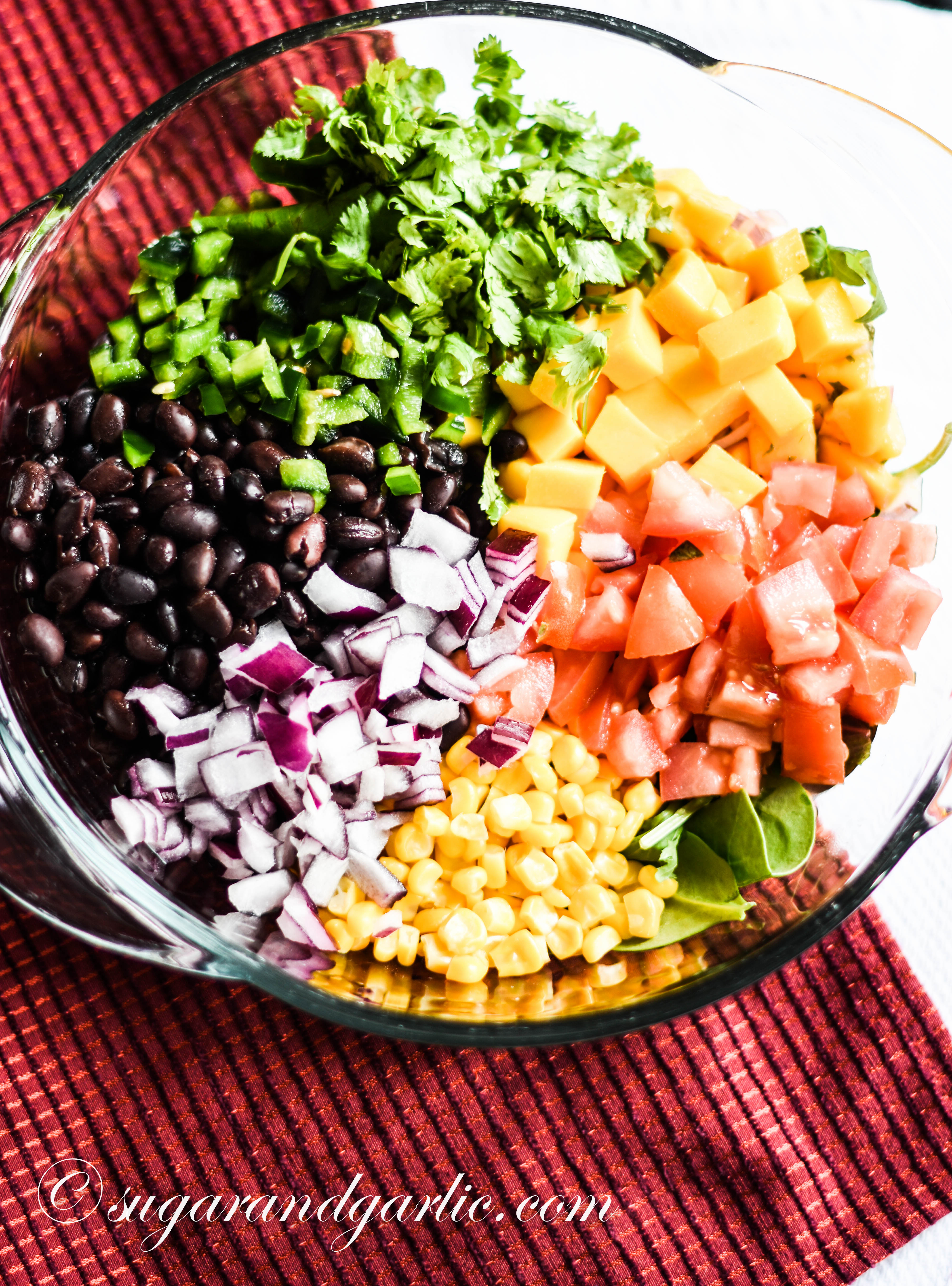 mango black bean salad ingredients