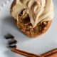 pumpkin cupcake with cinnamon and cloves