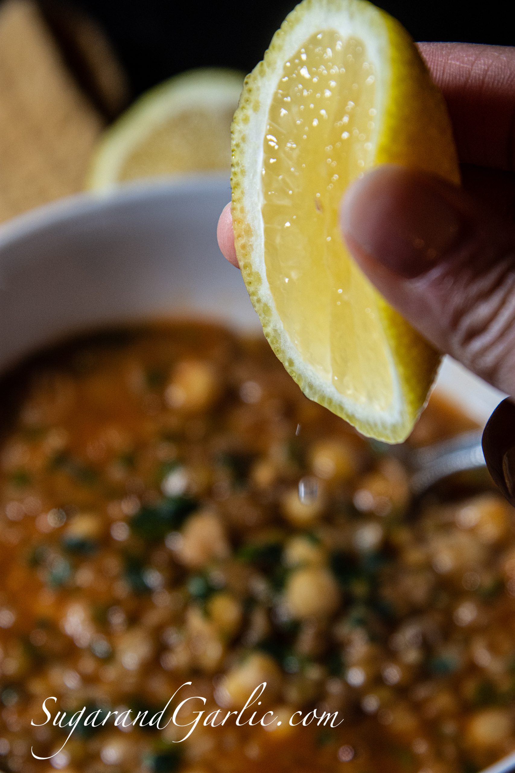 lemon on soup