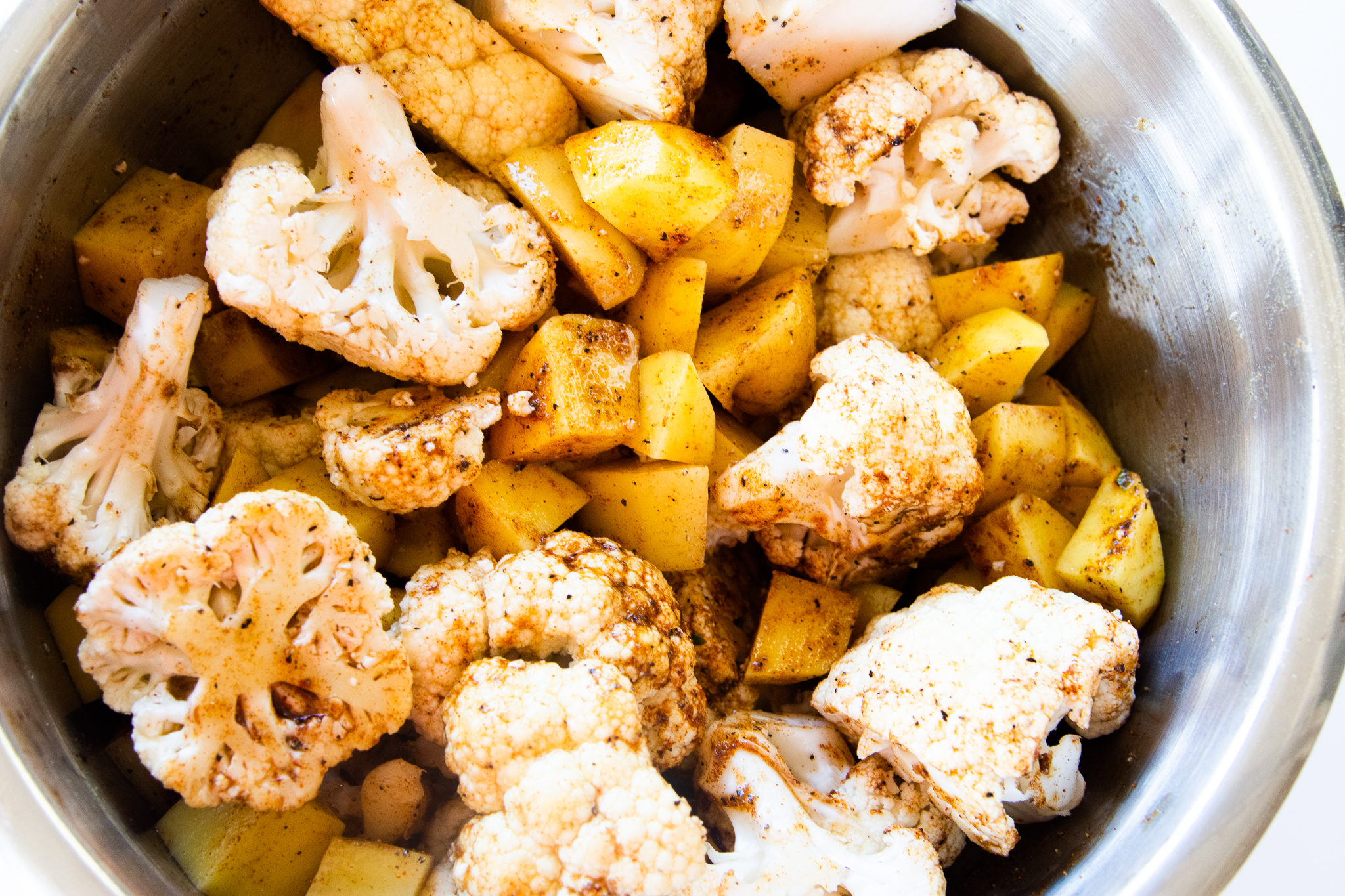 bowl of cauliflower